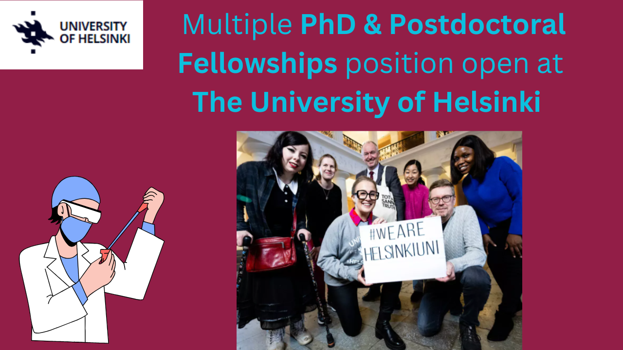 PhD and Postdoctoral Opportunities at the University of Helsinki