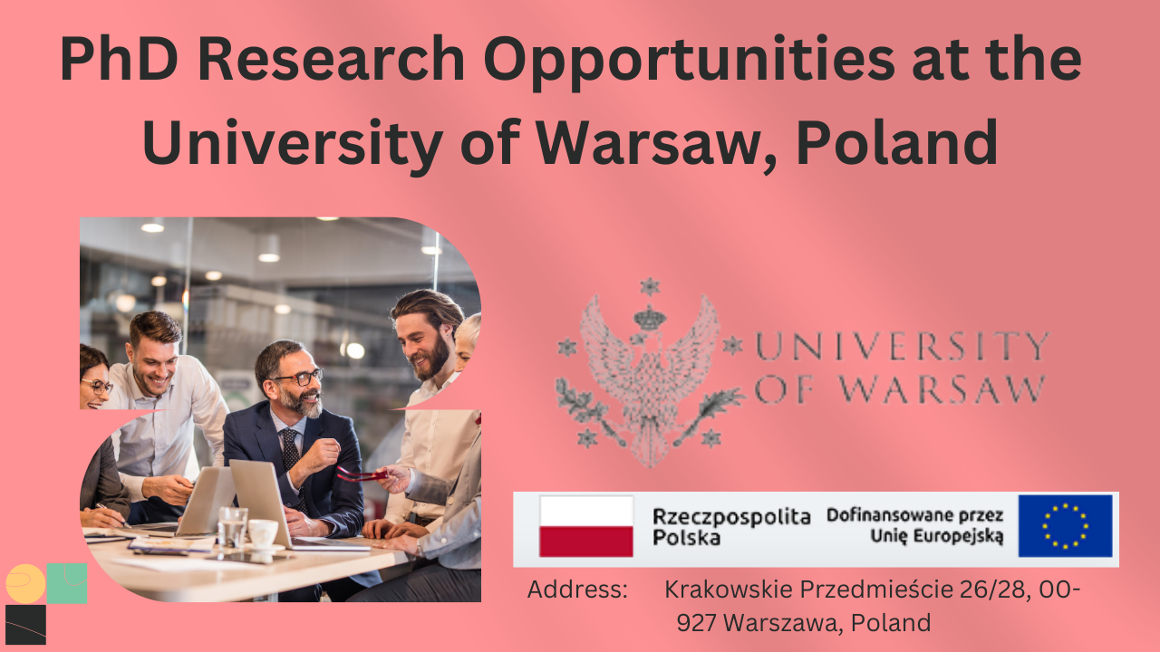 PhD Research Opportunities at the University of Warsaw