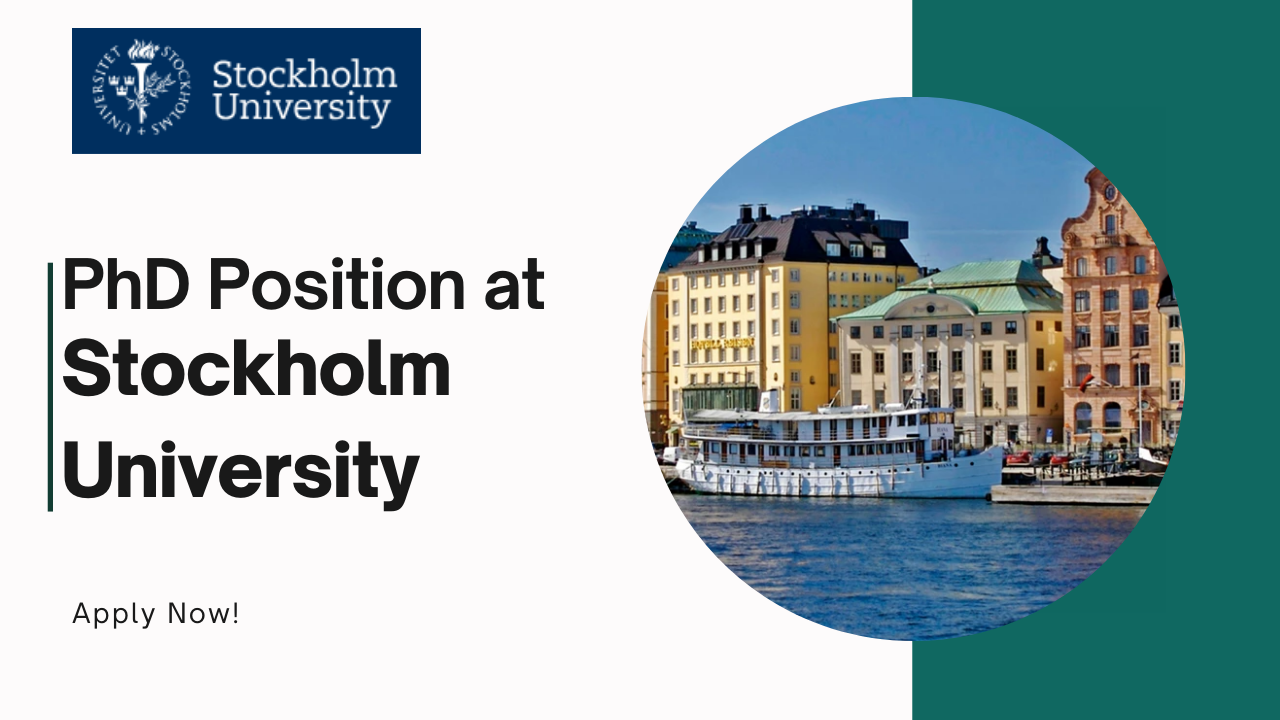 Stockholm University PhD Positions 2024