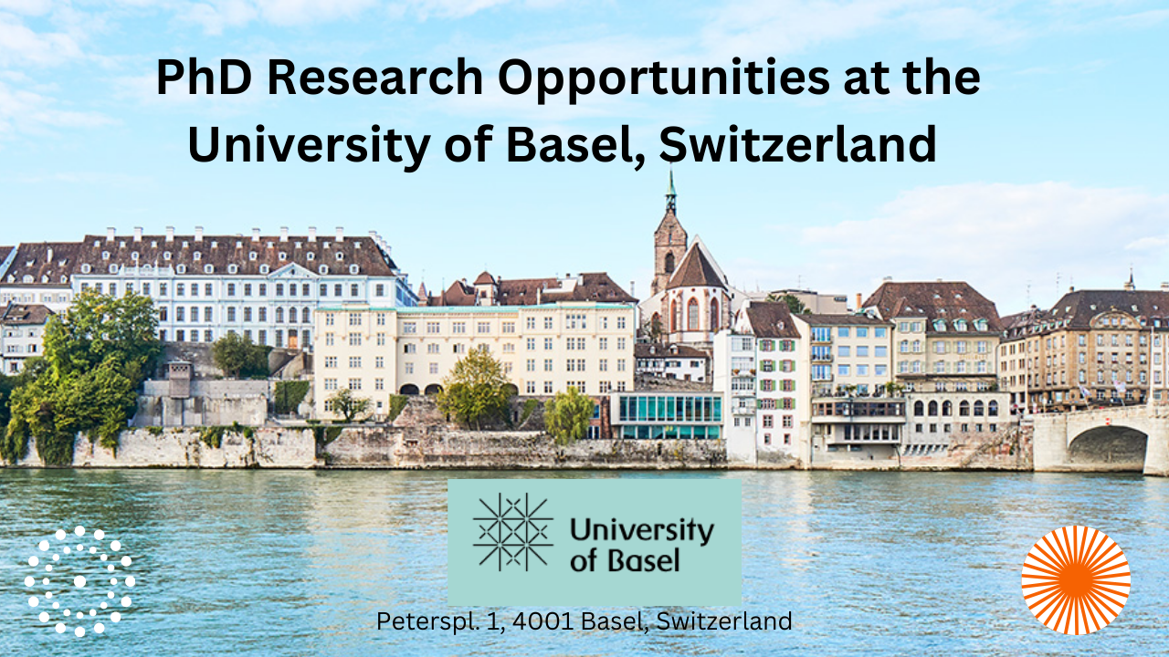 Fully funded PhD at University of Basel