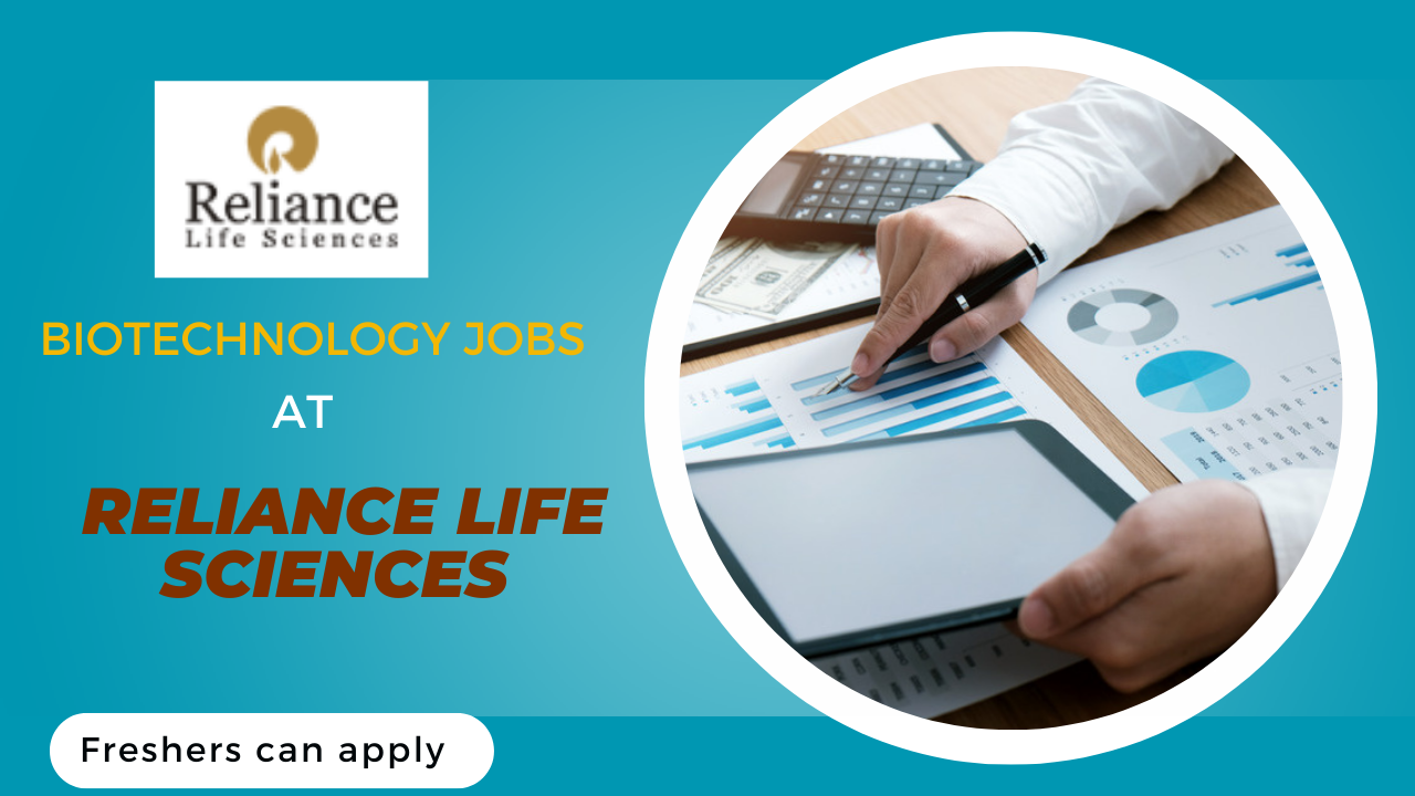 Biotech Jobs at Reliance Life Sciences