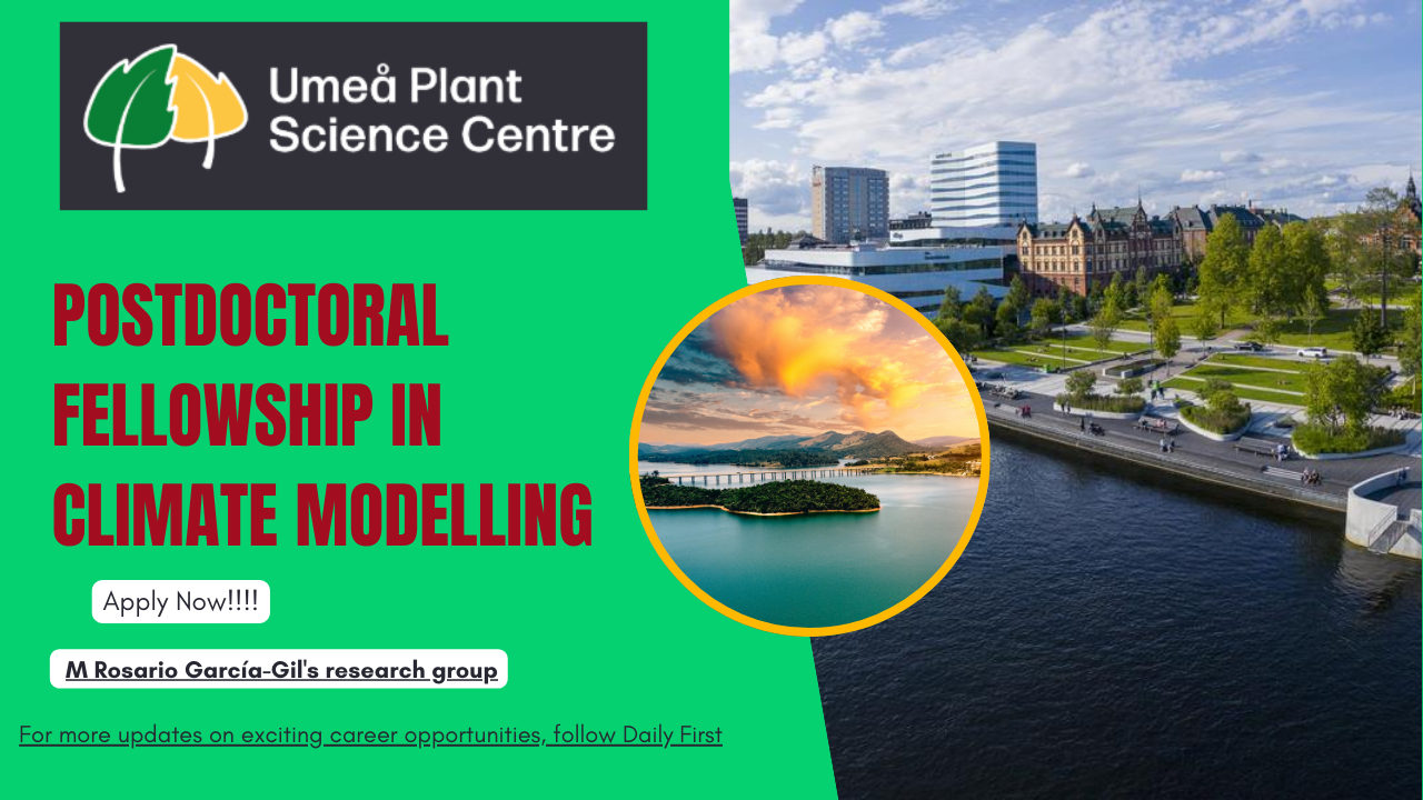 Postdoctoral Fellowship in Climate Modelling