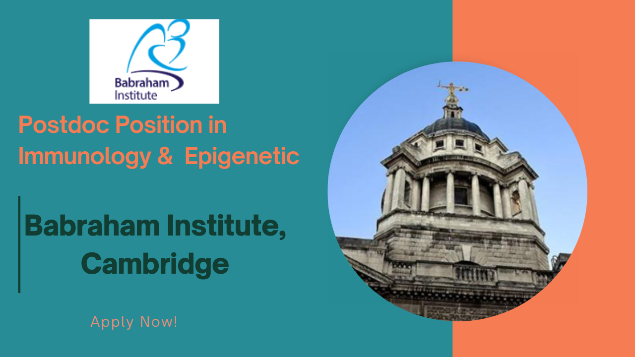 Postdoctoral Opportunities at Babraham Institute, Cambridge